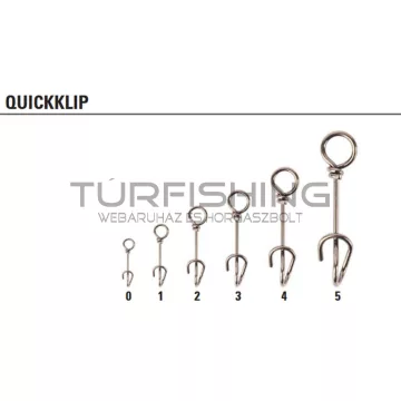 MUSTAD QUICKLIP 18LBL 8KG BREAKING STRENGHT 0 12DB/CSOMAG