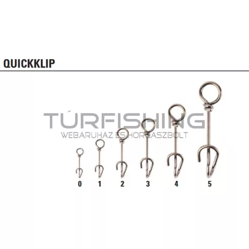 MUSTAD QUICKLIP 18LBL 8KG BREAKING STRENGHT 0 12DB/CSOMAG