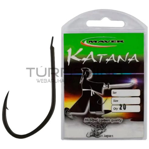 MAVER HOOK KATANA BLACK NICKELLED FLATTED