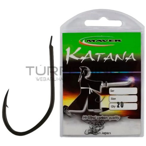 MAVER HOOK KATANA BLACK NICKELLED FLATTED