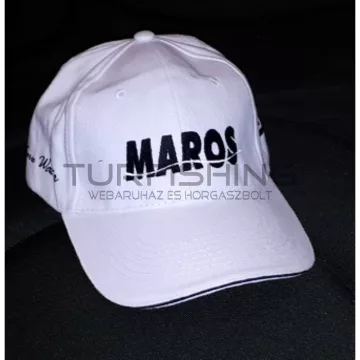 Maros csattos sapka fehér