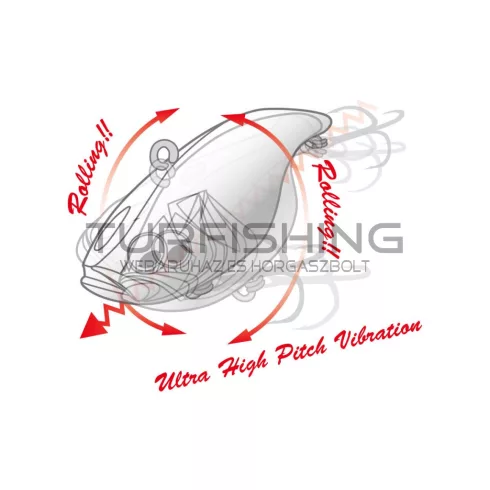 Megabass MEGABASS VIBRATION-X DYNA RATTLE IN 51mm 10.5gr GG CHART BACK GILL