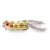 Megabass MEGABASS GABARIN JR. 56mm 7gr WHITE PYTHON