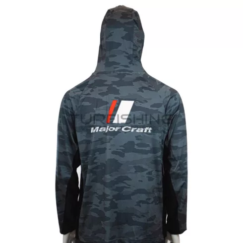 Major Craft MAJOR CRAFT SUN PROTECTION HOODIE UV ÁLLÓ KAPUCNIS FELSŐ L Dark Gray