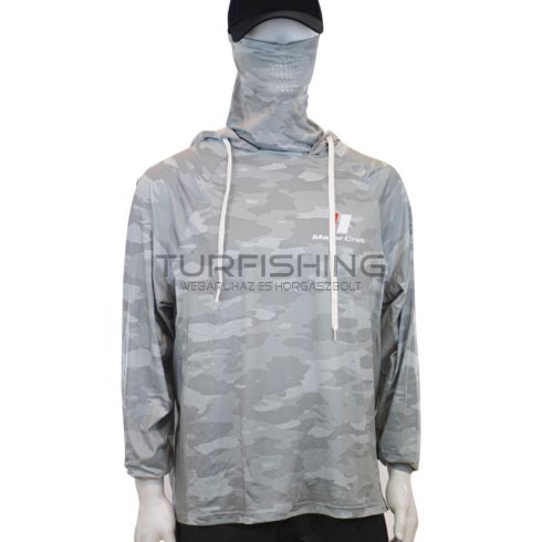 Major Craft MAJOR CRAFT SUN PROTECTION HOODIE UV ÁLLÓ KAPUCNIS FELSŐ 3L Light Gray