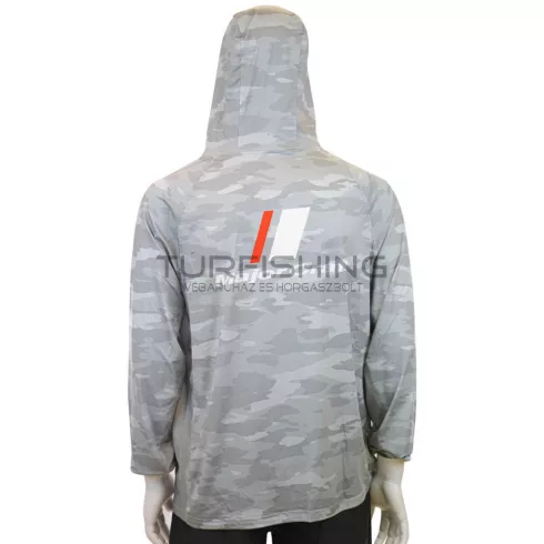 Major Craft MAJOR CRAFT SUN PROTECTION HOODIE UV ÁLLÓ KAPUCNIS FELSŐ 3L Light Gray