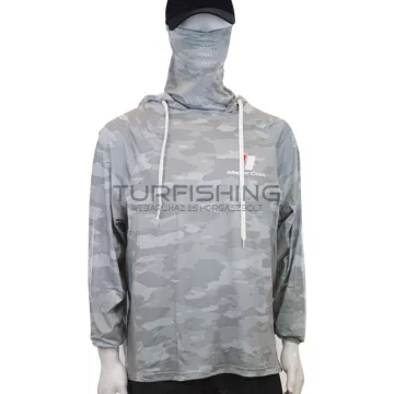   Major Craft MAJOR CRAFT SUN PROTECTION HOODIE UV ÁLLÓ KAPUCNIS FELSŐ 4L Light Gray