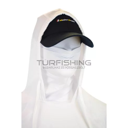 Major Craft MAJOR CRAFT SUN PROTECTION HOODIE UV ÁLLÓ KAPUCNIS FELSŐ 3L White