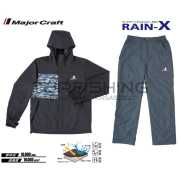 Major Craft MAJOR CRAFT RAIN-X KÉTRÉSZES ESŐRUHA L Black