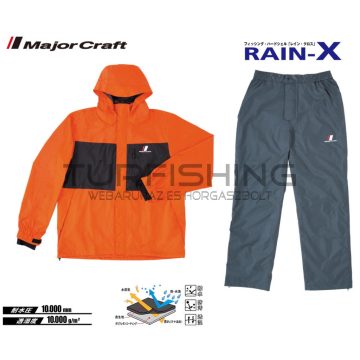   Major Craft MAJOR CRAFT RAIN-X KÉTRÉSZES ESŐRUHA XL Orange