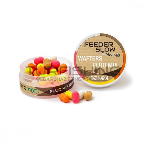 PROMIX FEEDER SLOW SINKING WAFTERS FLUO MIX 10MM