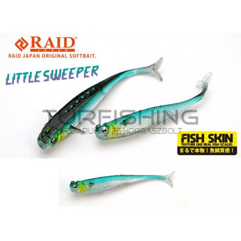 Raid Japan RAID LITTLE SWEEPER FISH SKIN 2.5" 6.3cm 082 Hustler