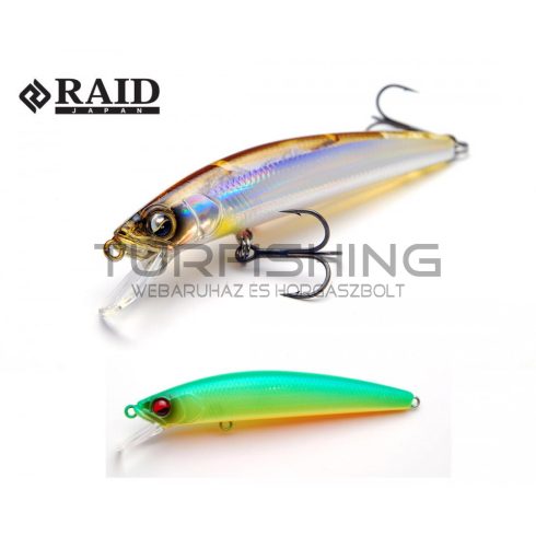 Raid Japan RAID LEVEL MINNOW QUIK72 72mm 5.2gr 001 Lime Chart