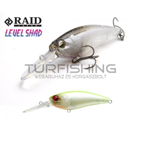 Raid Japan RAID LEVEL SHAD 50.3mm 4.3gr Su 029 Pearly Chart