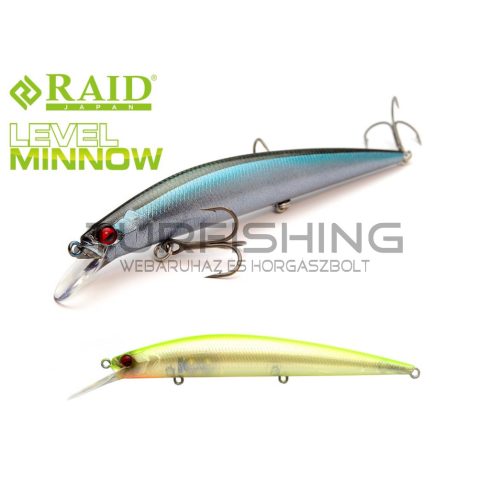 Raid Japan RAID LEVEL MINNOW 125mm 14gr 022 Pearly Chart