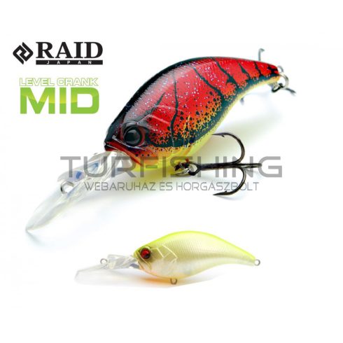 Raid Japan RAID LEVEL CRANK MID 59mm 10.5gr 017 Pearly Chart