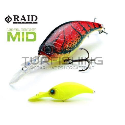 Raid Japan RAID LEVEL CRANK MID 59mm 10.5gr 022 Lemon Power