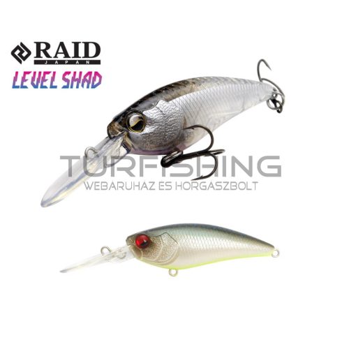 Raid Japan RAID LEVEL SHAD 50.3mm 4.3gr Su 034 Neon Shad