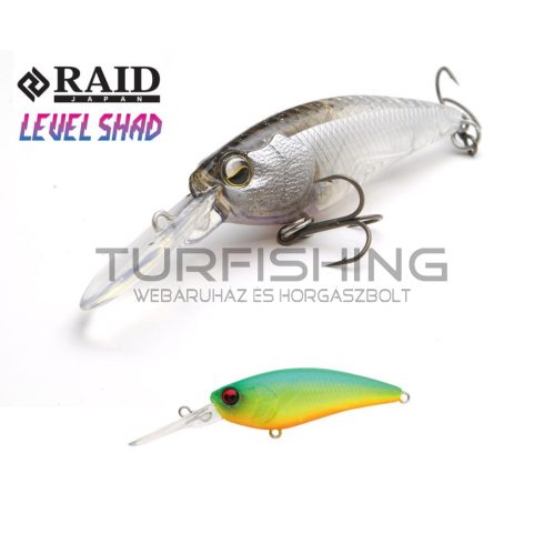 Raid Japan RAID LEVEL SHAD 50.3mm 4.3gr Su 001 Lime Chart