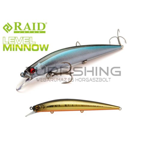 Raid Japan RAID LEVEL MINNOW 125mm 14gr 004 Real Kinkuro