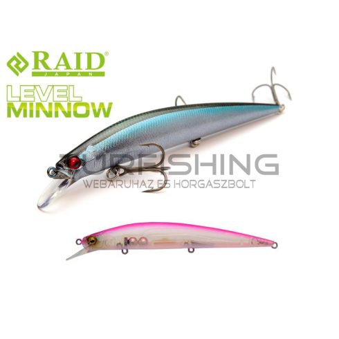 Raid Japan RAID LEVEL MINNOW 125mm 14gr 014 Skeleton Candy