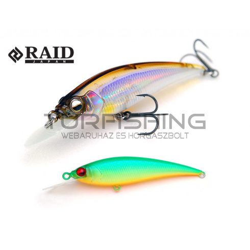 Raid Japan RAID LEVEL SHAD SPRINTER 68SR 68mm 5.6gr 001 Lime Chart