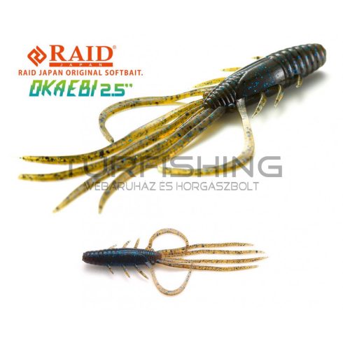 Raid Japan RAID OKA EBI 2.5" 6.3cm 020 Dark Cinnamon Blu FLK