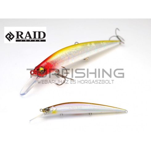 Raid Japan RAID LEVEL MINNOW PLUS 125mm 14gr 001 Neon Wakasagi