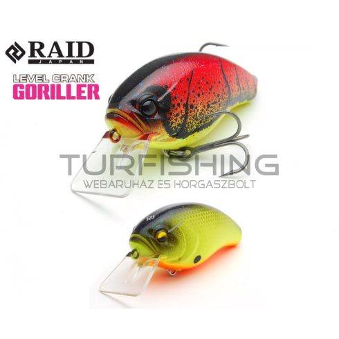 Raid Japan RAID LEVEL CRANK GORILLER 66mm 17.5gr 003 Neon Back Chart