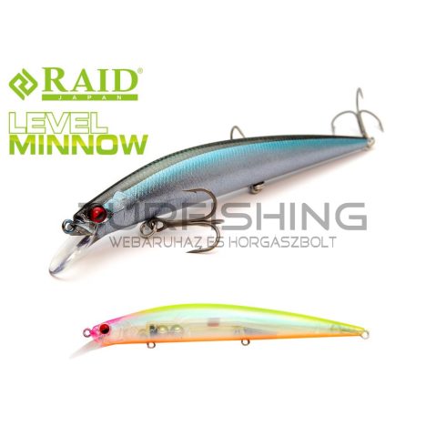 Raid Japan RAID LEVEL MINNOW 125mm 14gr 019 Clear Squash