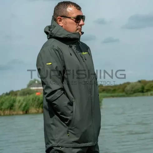 RIDGEMONKEY APEAREL THERMAPRO WATERPROOF SHELL COAT GREEN XXL