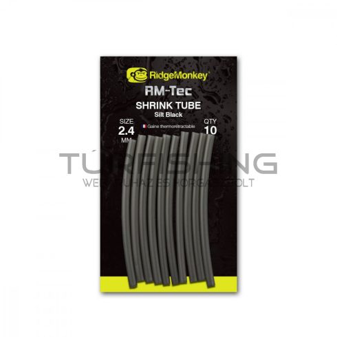 RIDGEMONKEY CONNEXION SHRINK TUBE ZSUGORCSŐ SILT BLACK 2.4MM 10DB