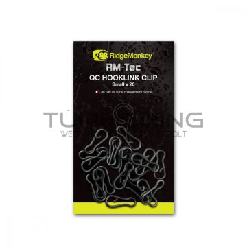 RIDGEMONKEY RM-TEC QUICK CHANGE HOOKLINK CLIP KAPOCS 20DB