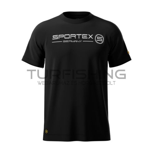 Sportex SPORTEX PÓLÓ T-SHIRT BLACK M