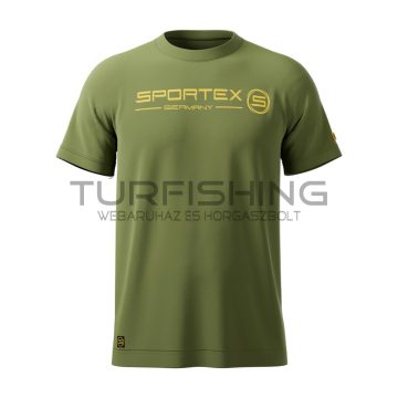 Sportex SPORTEX PÓLÓ T-SHIRT OLIVE GREEN M