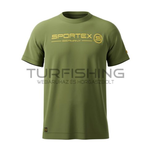 Sportex SPORTEX PÓLÓ T-SHIRT OLIVE GREEN L