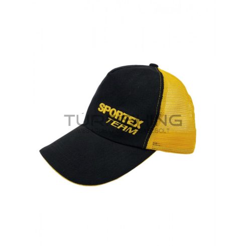 Sportex SAPKA SPORTEX BASE CAP TRUCKER MESH FEKETE