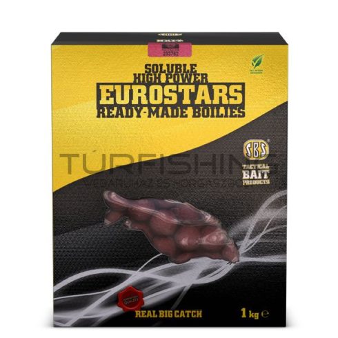 SOLUBLE EUROSTAR READY-MADE BOILIES 20 MM CRANBERRY 1 KG