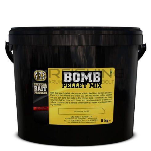SBS Bomb Pellet Mix Krill Halibut 5 kg