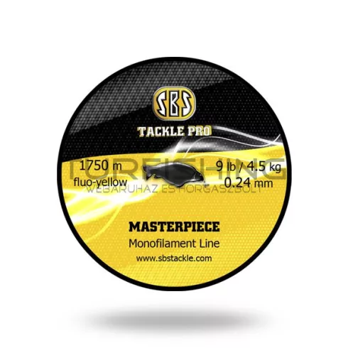 SBS Masterpiece Monofilament Line fluo yellow 1240 0.30