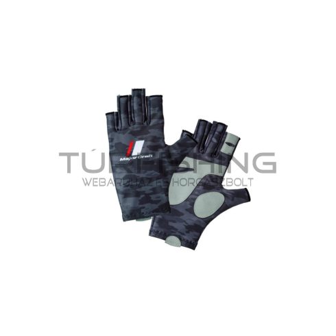 Major Craft MAJOR CRAFT UV-CUT GLOVE NYÁRI UV KESZTYŰ L Dark Gray Camo