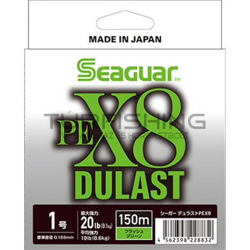 SEAGUAR DULAST PEX8 FLASH GREEN 150MPE0,6