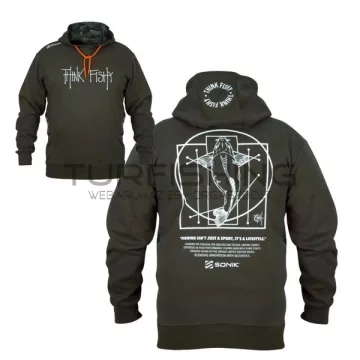 SONIK HOODY M BY THINK FISHY ART PULÓVER