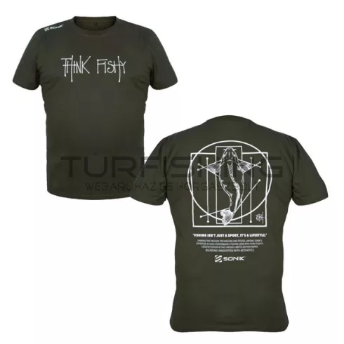 SONIK T-SHIRT XL BY THINK FISHY ART PÓLÓ