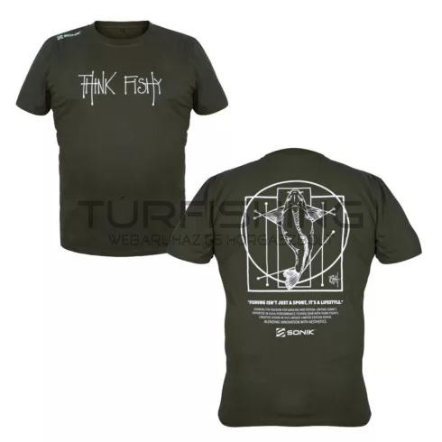 SONIK T-SHIRT XXXL BY THINK FISHY ART PÓLÓ
