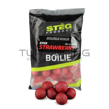 Stég Soluble Boilie 24mm 800g Strawberry