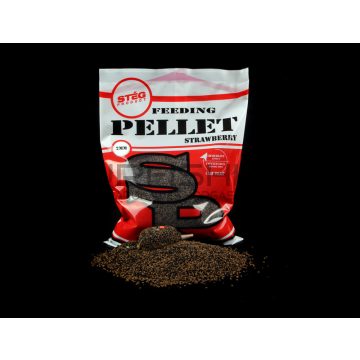 Stég Feeding Pellet 2mm STRAWBERRY 800g