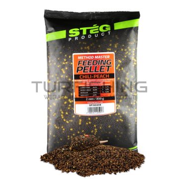 Stég Feeding Pellet 2mm Chili-Peach 800g