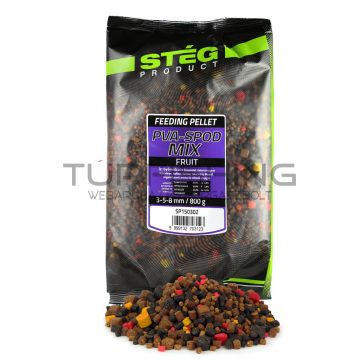 Stég Pva-Spod Mix 800g Fruit 3-5-8mm