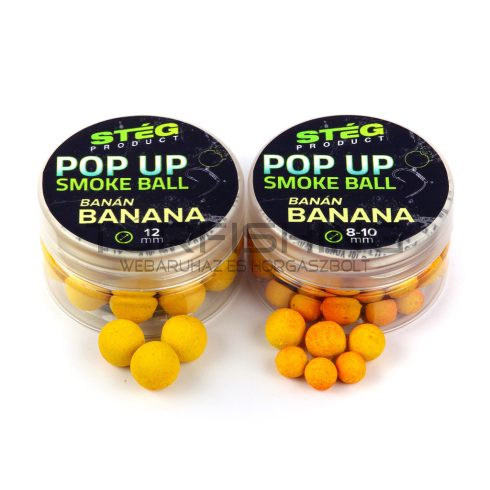 Stég Pop Up Smoke Ball 12mm 10g Banán